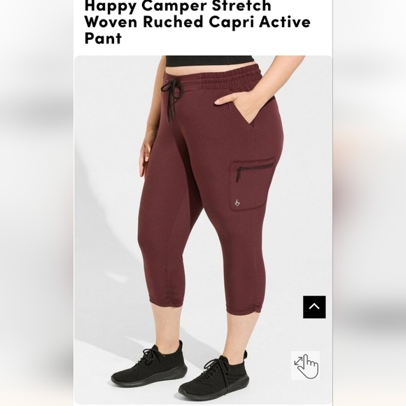 NWT Torrid happy camper, Stretch Woven Active Pant plus size 5x - Picture 2 of 8